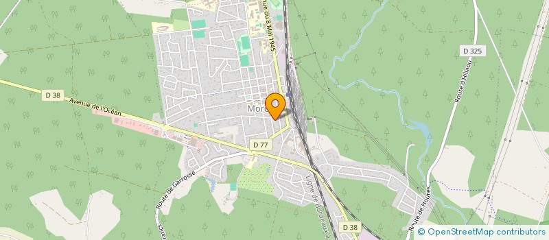 localisation de l'entreprise CONTROLE TECHNIQUE DE MORCENX  MORCENX-LA-NOUVELLE