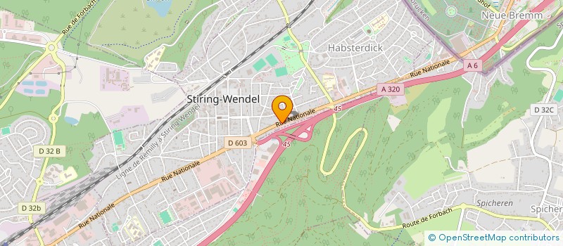 localisation de l'entreprise CONTROLE TECHNIQUE DE STIRING  STIRING-WENDEL