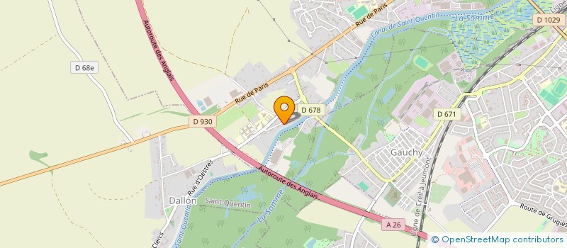 localisation de l'entreprise CONTROLE TECHNIQUE DELATTRE  NEUVILLE-SAINT-AMAND