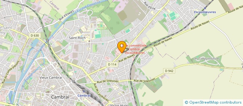 localisation de l'entreprise CONTROLE TECHNIQUE DEMARLY à CAMBRAI
