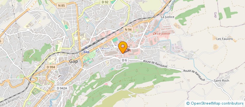 localisation de l'entreprise CONTROLE TECHNIQUE DES FAUVINS  GAP