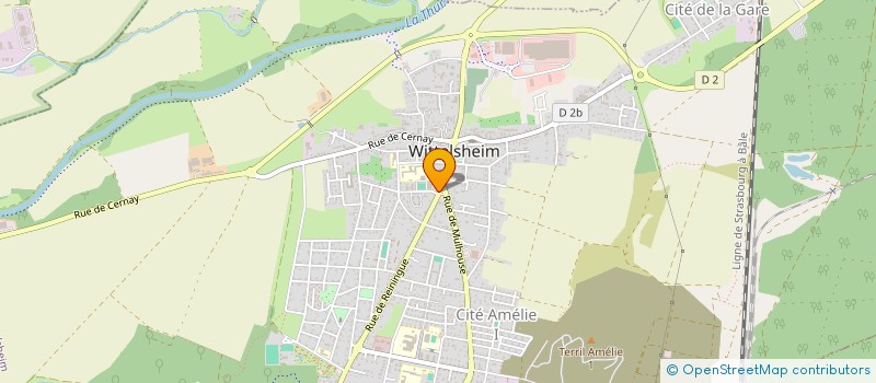 localisation de l'entreprise CONTROLE TECHNIQUE DES MINES SARL à WITTELSHEIM