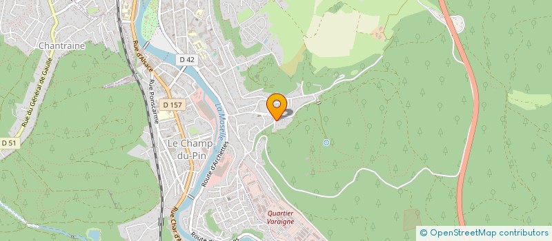 localisation de l'entreprise CONTROLE TECHNIQUE DES VOSGIENS  DEYVILLERS