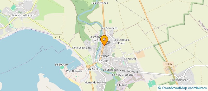 localisation de l'entreprise CONTROLE TECHNIQUE DIENVILLE à DIENVILLE