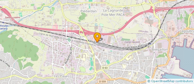 localisation de l'entreprise CONTROLE TECHNIQUE DU CAMP LAURENT  LA SEYNE-SUR-MER