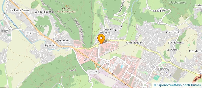 localisation de l'entreprise CONTROLE TECHNIQUE DU GRAND EPAGNY à SILLINGY