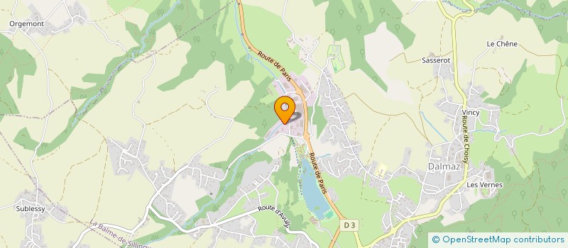 localisation de l'entreprise CONTROLE TECHNIQUE DU LAC  LA BALME-DE-SILLINGY