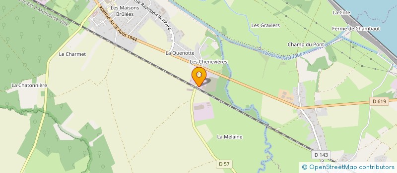 localisation de l'entreprise CONTROLE TECHNIQUE DU LAC  LUSIGNY-SUR-BARSE