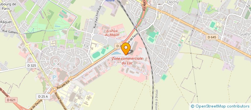 localisation de l'entreprise CONTROLE TECHNIQUE DU LUC  DECHY