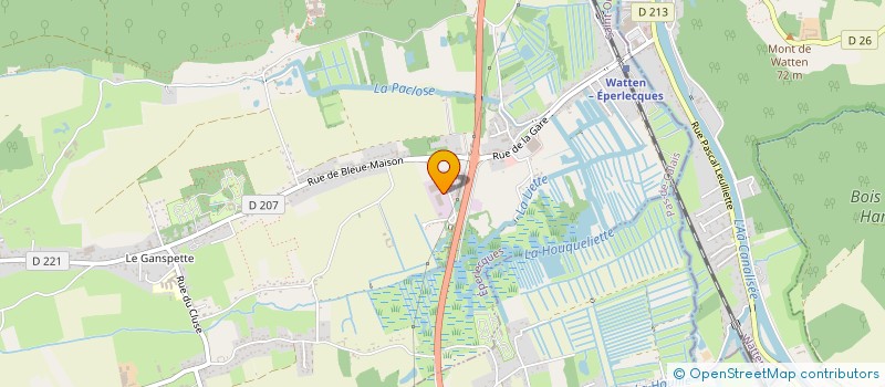 localisation de l'entreprise CONTROLE TECHNIQUE DU MUGUET  EPERLECQUES