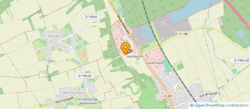 localisation de l'entreprise CONTROLE TECHNIQUE DU PAYS DE SIERENTZ  SIERENTZ