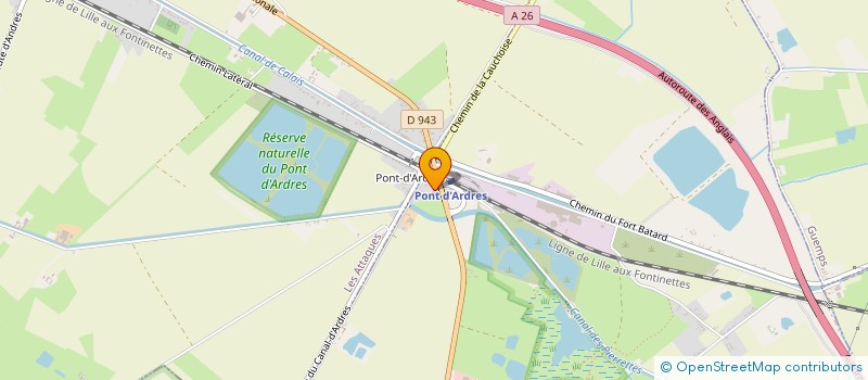 localisation de l'entreprise CONTROLE TECHNIQUE DU PONT D'ARDRES à ARDRES