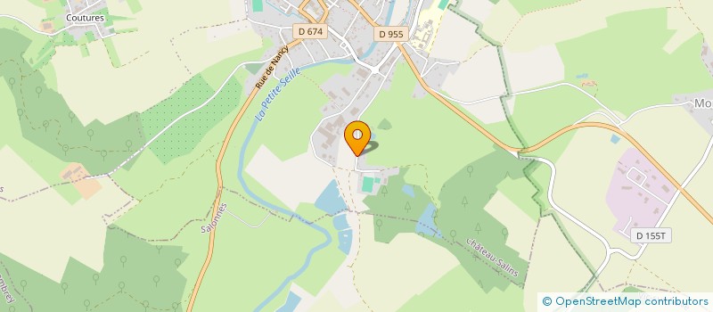 localisation de l'entreprise CONTROLE TECHNIQUE DU SAULNOIS à CHATEAU-SALINS