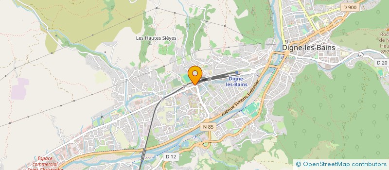 localisation de l'entreprise CONTROLE TECHNIQUE DU TIVOLI à DIGNE-LES-BAINS