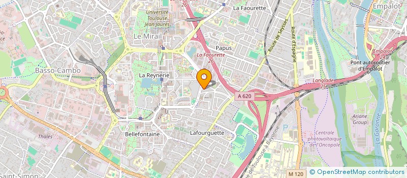 localisation de l'entreprise CONTROLE TECHNIQUE ET TRANSPORT SOLIDAIRES TOULOUSE à TOULOUSE
