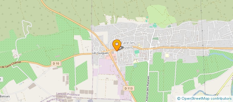 localisation de l'entreprise CONTROLE TECHNIQUE FARENC  LA FARE-LES-OLIVIERS