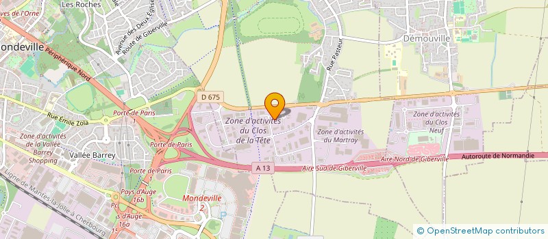 localisation de l'entreprise CONTROLE TECHNIQUE FREVILLE  GIBERVILLE