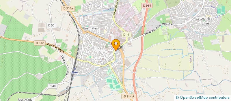 localisation de l'entreprise CONTROLE TECHNIQUE FRIGORIFIQUE à ELNE