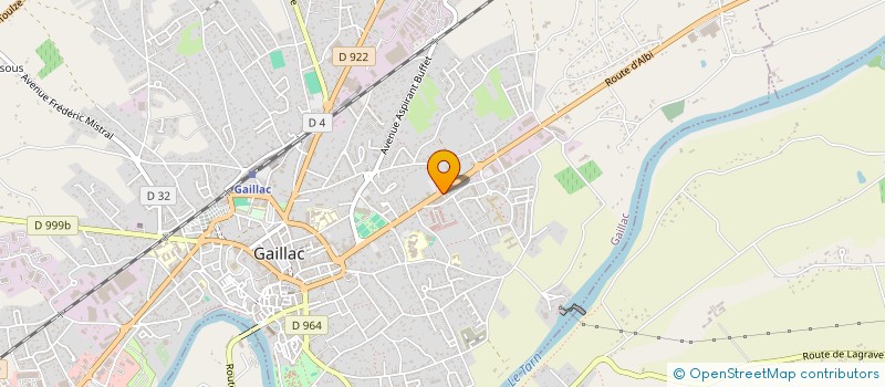 localisation de l'entreprise CONTROLE TECHNIQUE GAILLACOIS  GAILLAC