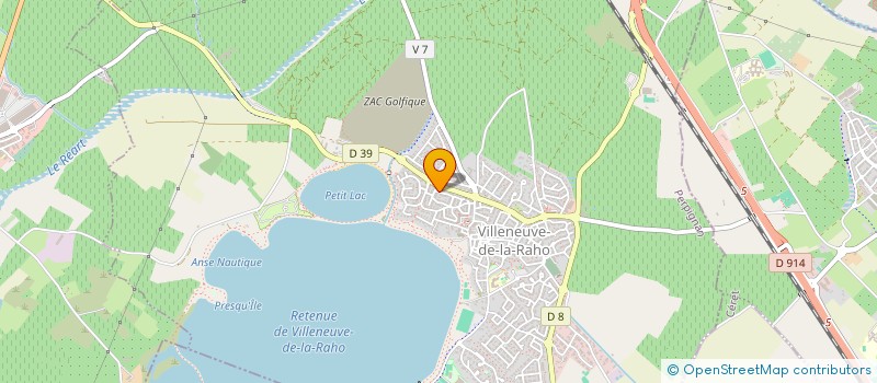 localisation de l'entreprise CONTROLE TECHNIQUE GARCIA  VILLENEUVE-DE-LA-RAHO