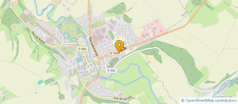 localisation de l'entreprise CONTROLE TECHNIQUE GUISCARD à GUISE
