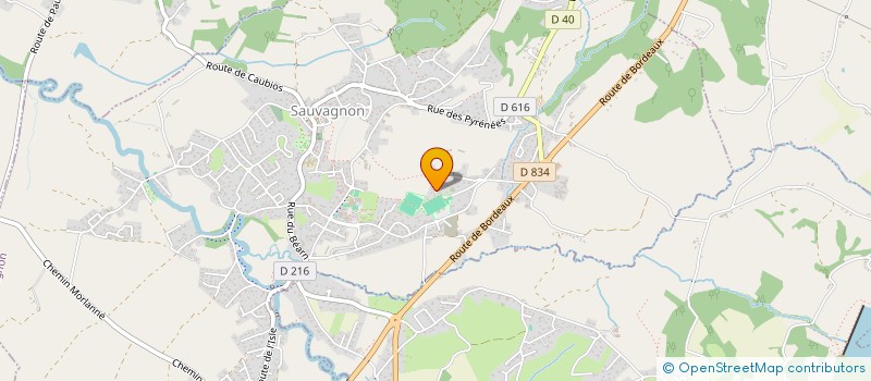 localisation de l'entreprise CONTROLE TECHNIQUE IMMOBILIER à SAUVAGNON