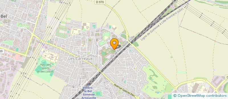 localisation de l'entreprise CONTROLE TECHNIQUE INCENDIE  GONESSE