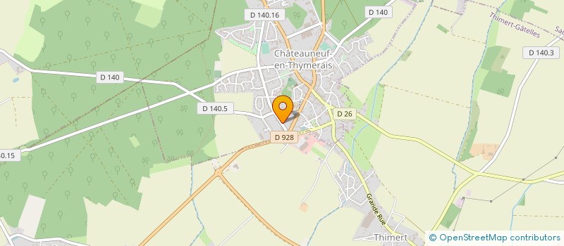 localisation de l'entreprise CONTROLE TECHNIQUE J.D.S. à CHATEAUNEUF-EN-THYMERAIS