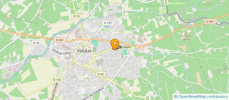 localisation de l'entreprise CONTROLE TECHNIQUE JM à VALREAS