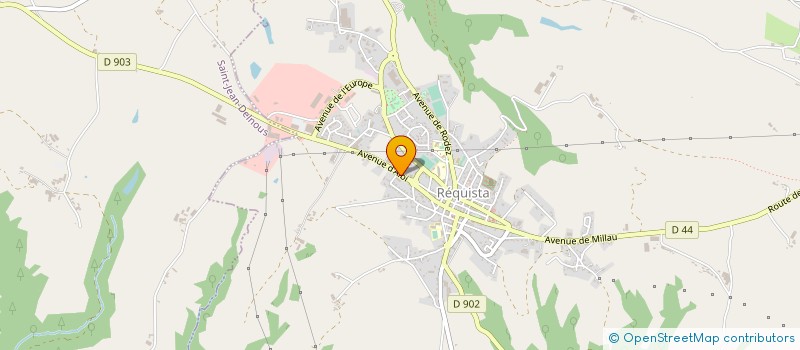 localisation de l'entreprise CONTROLE TECHNIQUE LE ROC BLANC  REQUISTA