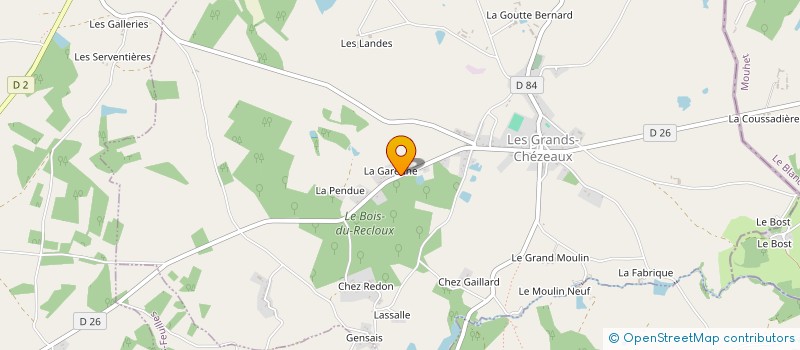 localisation de l'entreprise CONTROLE TECHNIQUE LES GRANDS CHEZEAUX à LES GRANDS-CHEZEAUX