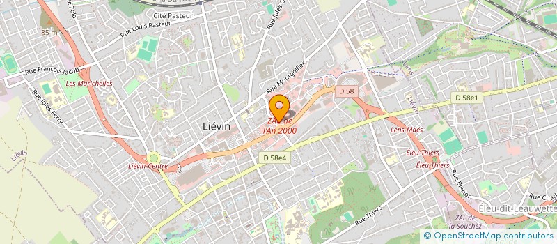 localisation de l'entreprise CONTROLE TECHNIQUE LIEVINOIS à LIEVIN