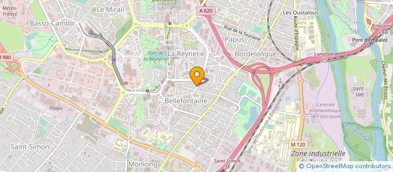 localisation de l'entreprise CONTROLE TECHNIQUE MARESTAN 31 à TOULOUSE