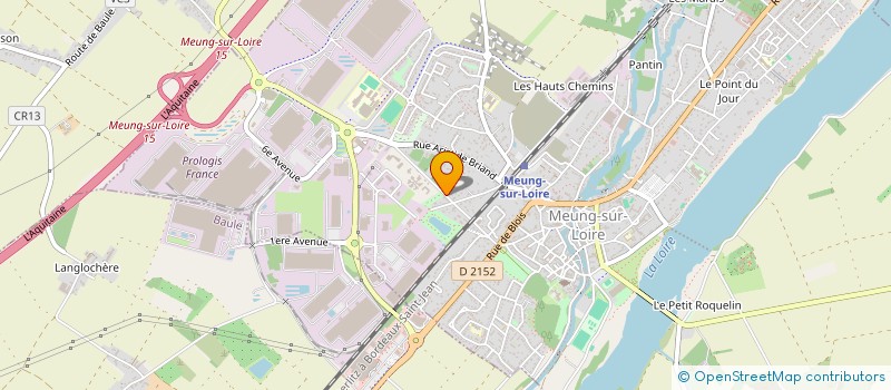 localisation de l'entreprise CONTROLE TECHNIQUE MEUNG SUR LOIRE à MEUNG-SUR-LOIRE