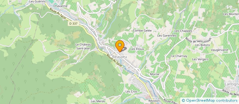 localisation de l'entreprise CONTROLE TECHNIQUE MONSOLS  DEUX-GROSNES