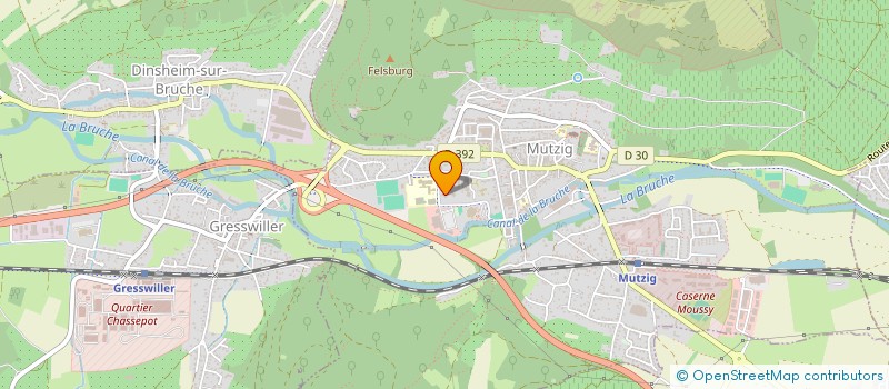 localisation de l'entreprise CONTROLE TECHNIQUE MUTZIG  MUTZIG