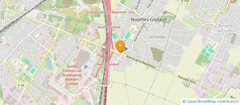 localisation de l'entreprise CONTROLE TECHNIQUE NORD à NOYELLES-GODAULT