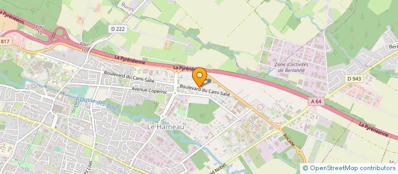 localisation de l'entreprise CONTROLE TECHNIQUE PALOIS à PAU
