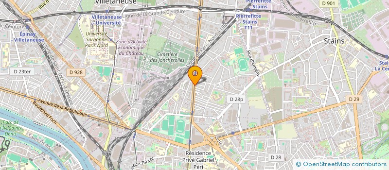 localisation de l'entreprise CONTROLE TECHNIQUE PIERREFITTE à PIERREFITTE-SUR-SEINE