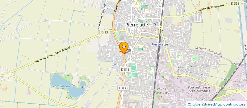 localisation de l'entreprise CONTROLE TECHNIQUE PIERRELATTIN à PIERRELATTE