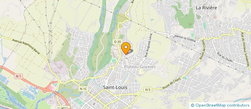 localisation de l'entreprise CONTROLE TECHNIQUE PLUS à SAINT-LOUIS