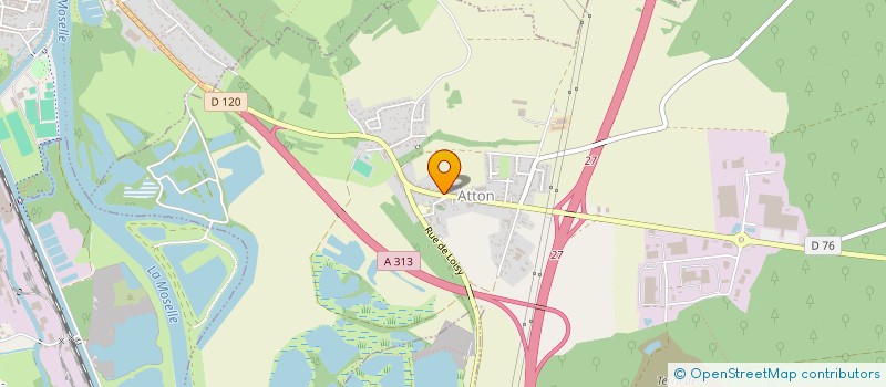 localisation de l'entreprise CONTROLE TECHNIQUE PLUS AUTOMOBILE POIDS LOURDS ATTON SUD  TING