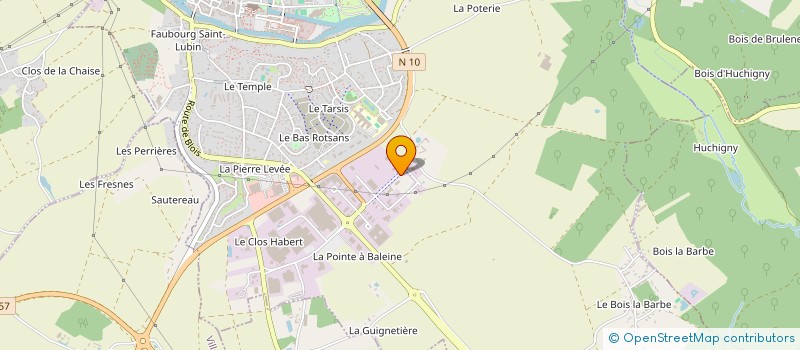 localisation de l'entreprise CONTROLE TECHNIQUE POIDS LOURDS VENDOMOIS  VENDOME