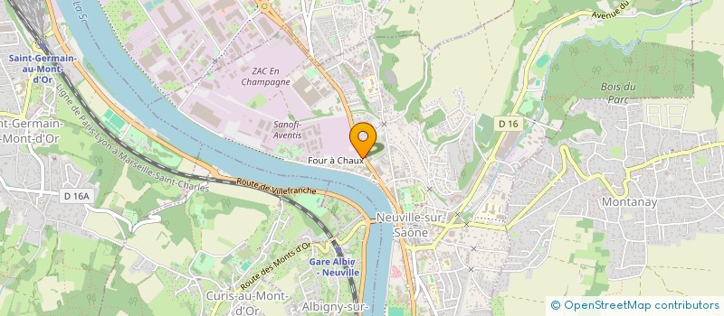 localisation de l'entreprise CONTROLE TECHNIQUE POLE AUTOMOBILE - NEUVILLE SUR SAONE à NEUVILLE-SUR-SAONE