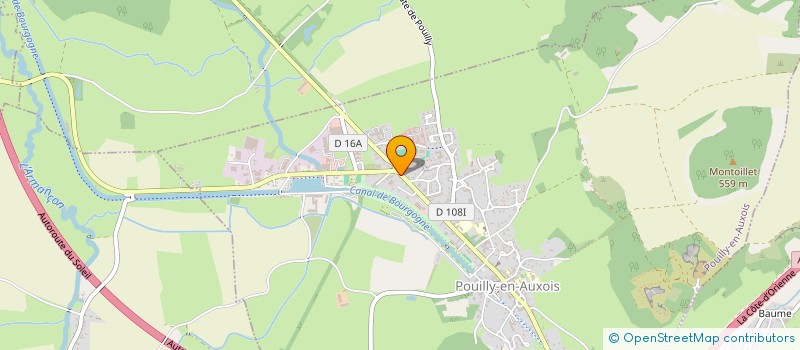 localisation de l'entreprise CONTROLE TECHNIQUE POUILLY EN AUXOIS à POUILLY-EN-AUXOIS