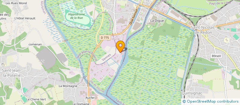 localisation de l'entreprise CONTROLE TECHNIQUE REDONNAIS à REDON