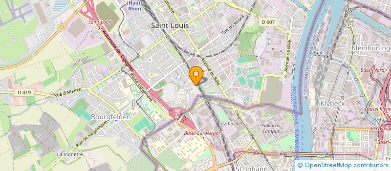 localisation de l'entreprise CONTROLE TECHNIQUE SAINT LOUIS  SAINT-LOUIS