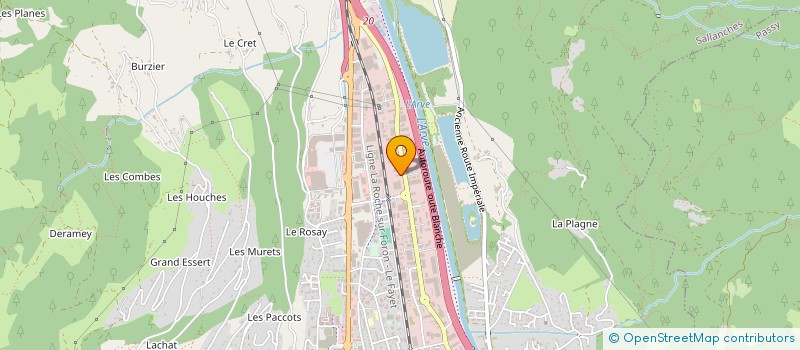 localisation de l'entreprise CONTROLE TECHNIQUE SALLANCHES à SALLANCHES
