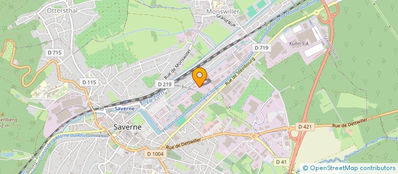 localisation de l'entreprise CONTROLE TECHNIQUE SAVERNOIS à SAVERNE