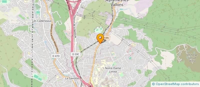localisation de l'entreprise CONTROLE TECHNIQUE SEPTEMES à SEPTEMES-LES-VALLONS